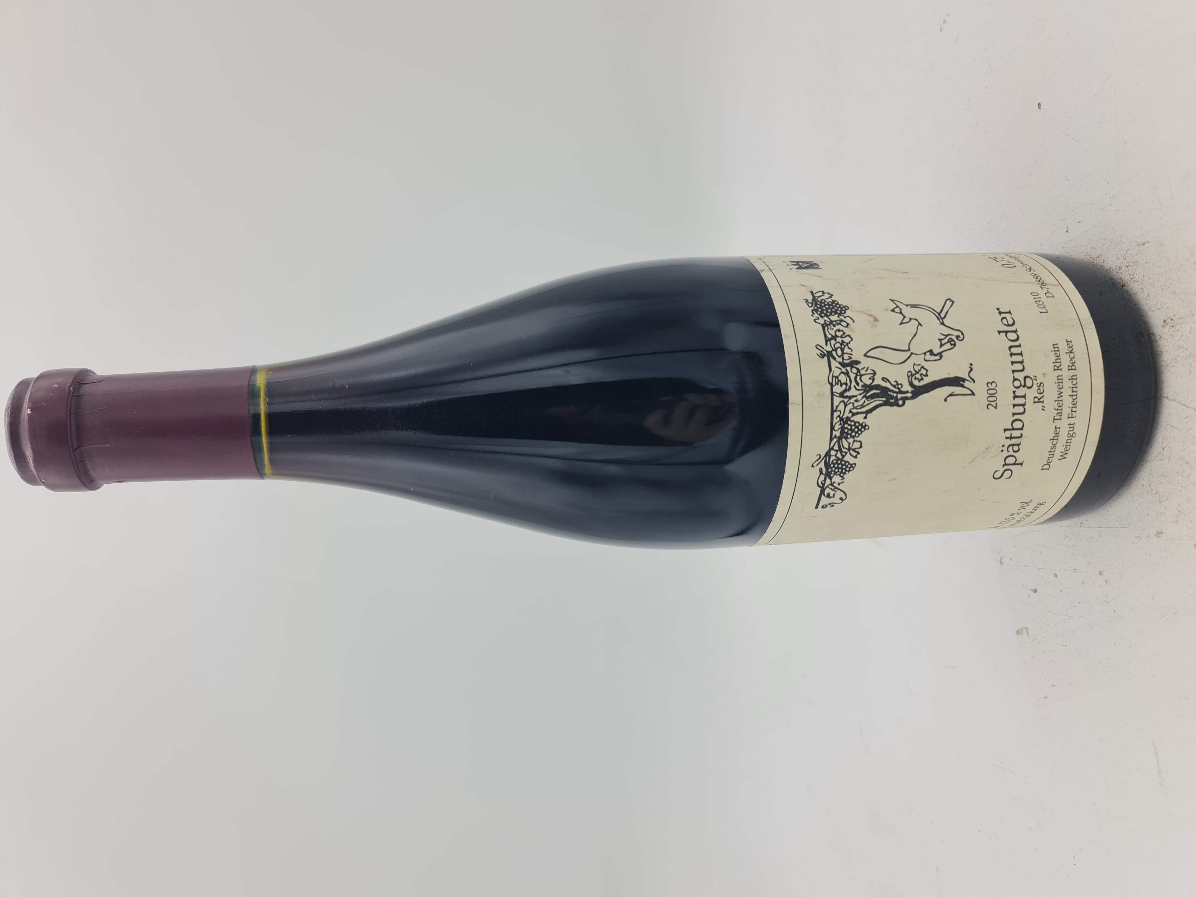 Friedrich Becker Winery - Pinot Noir 'RES' L0310 2003