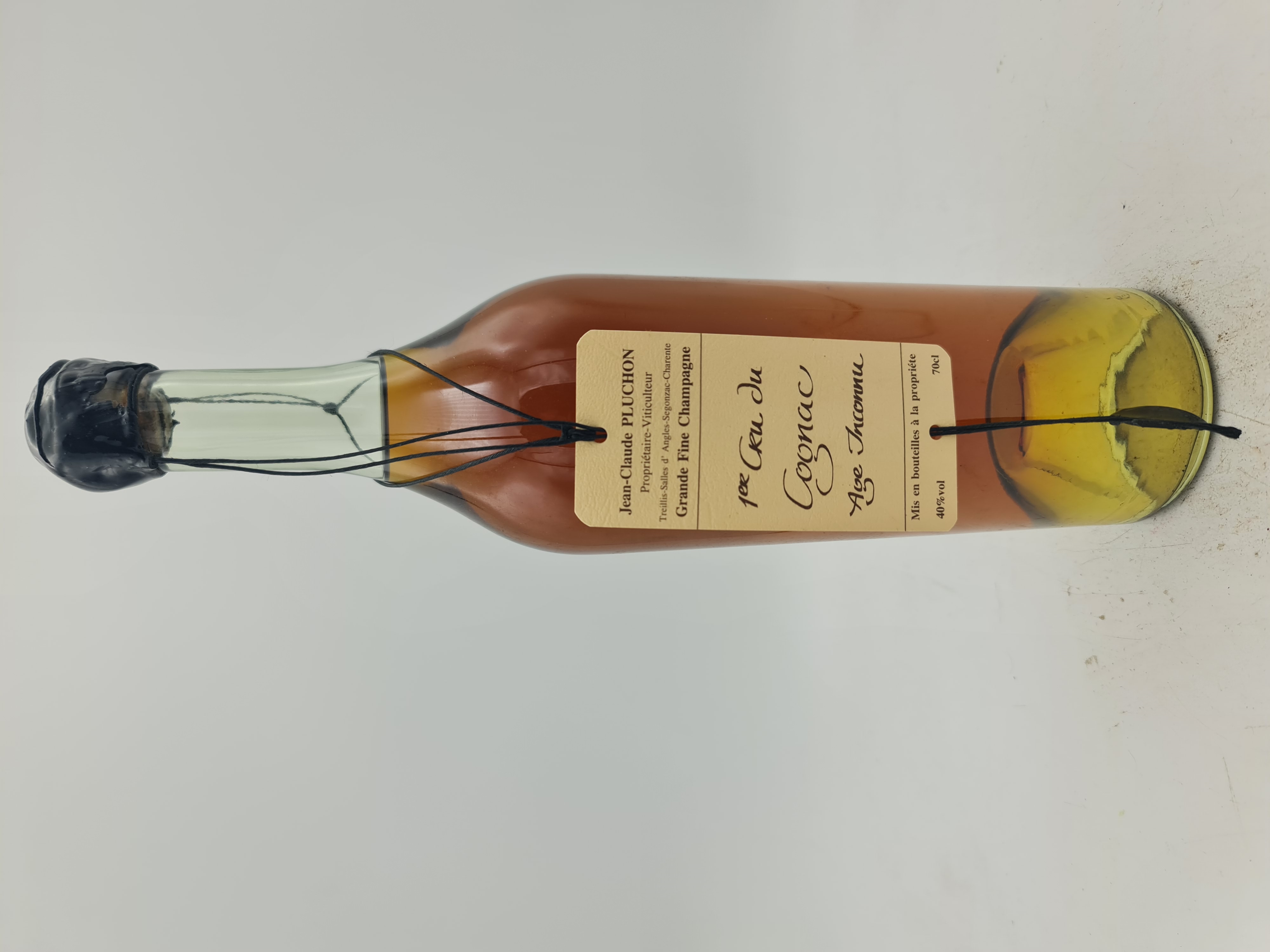 Jean-Claude Pluchon - Cognac Grande Fine Champagne 1er Cru AGE INCONNU 40% alc by vol 70cl NV