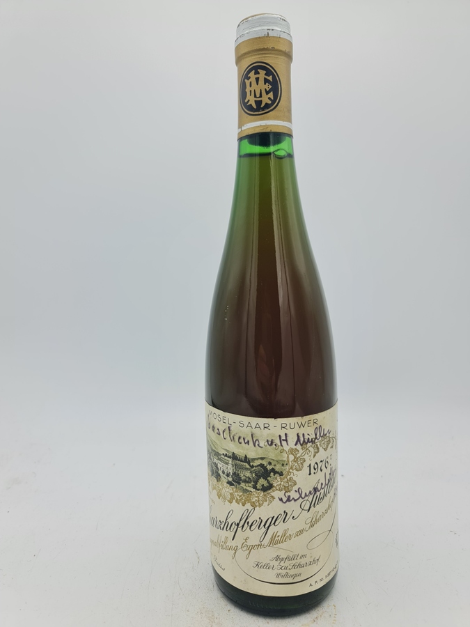 Egon Müller zu Scharzhof - Scharzhofberger Riesling Auslese Goldkapsel 1976