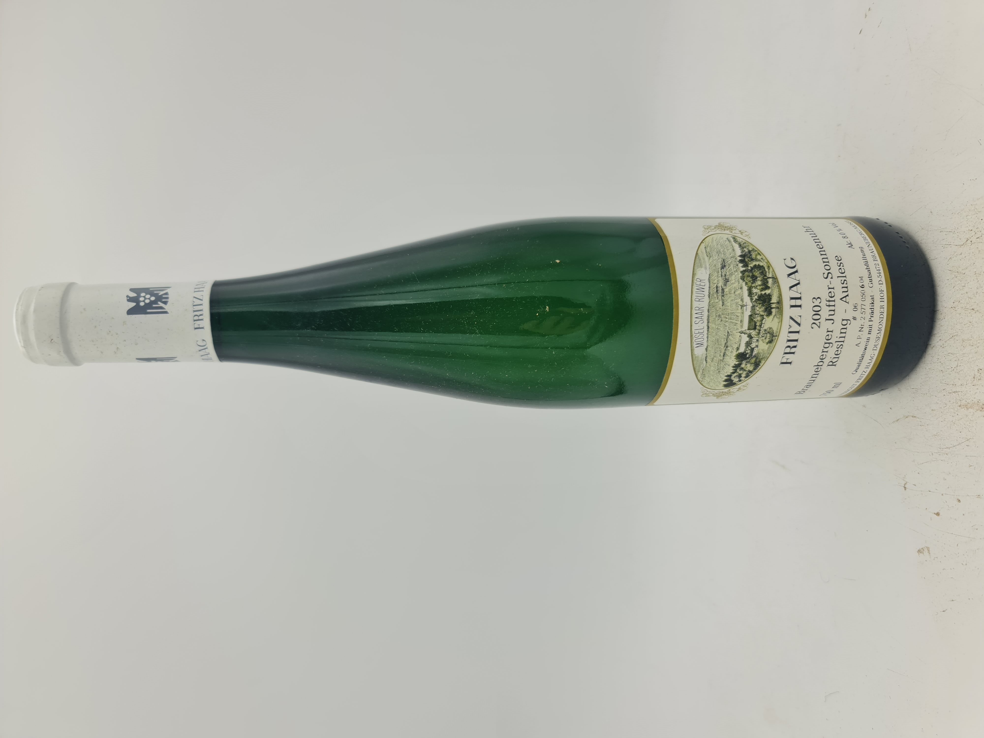 Fritz Haag - Brauneberger Juffer-Sonnenuhr Riesling Auslese 2003