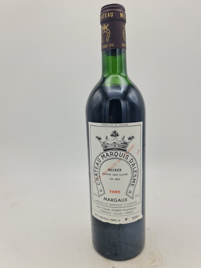 Château Marquis d'Alesme Becker Margaux 1985