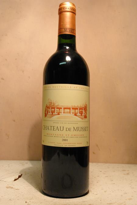 Château de Musset Montagne-Saint-Emilion 2001