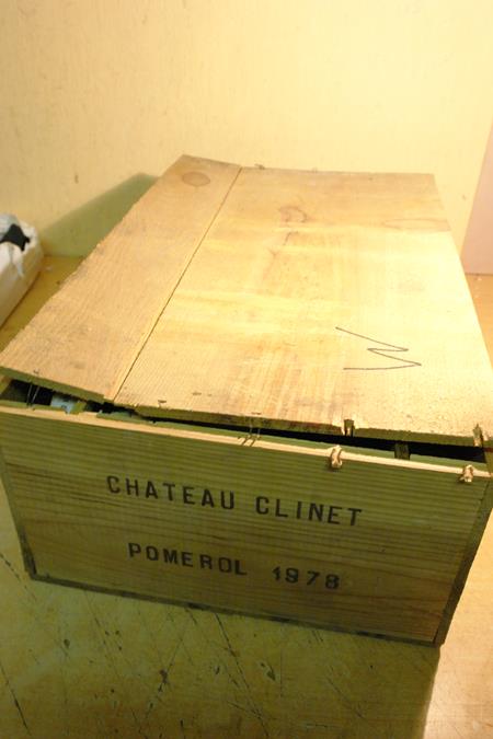 Château Clinet Pomerol 1978 OWC 12 bottles 9000ml case