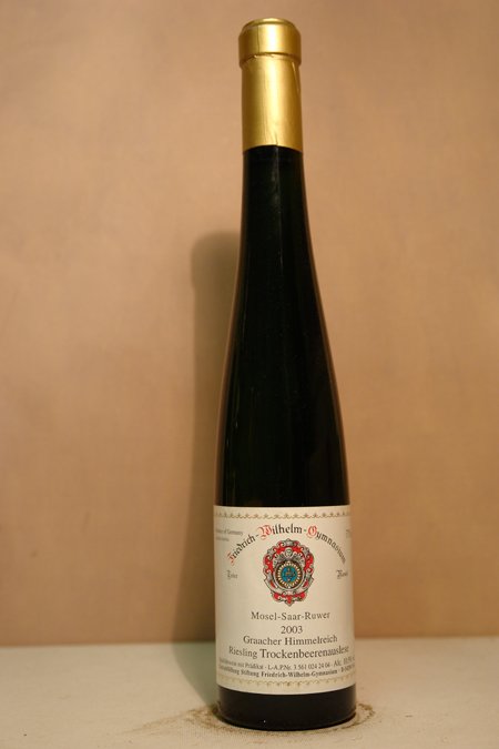 Friedrich Wilhelm Gymnasium Trier - Trittenheimer Apotheke Riesling Trockenbeerenauslese 2003 375ml