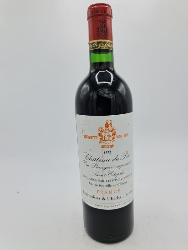 Château de Pez Grand Vin cru Bougeois Saint-Estephe 1972