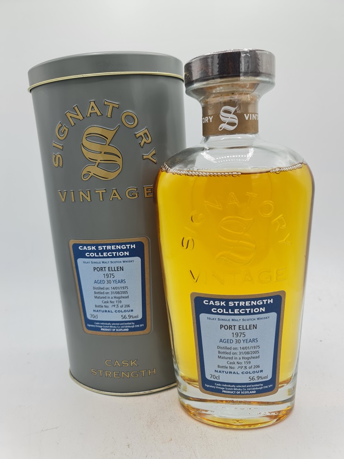 Port Ellen 1975 30 Years Old bottled 2005 Signatory Vintage 56,9% alc by vol. 700ml OC bt N°193 of 206