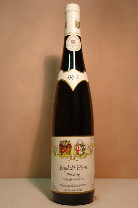 Reinhold Haart - Piesporter Goldtröpfchen Riesling Trockenbeerenauslese Versteigerungswein 1993