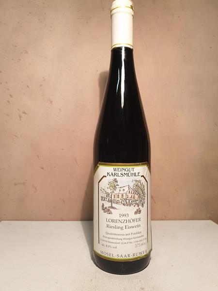 Weingut Karlsmühle - Lorenzhöfer Riesling Eiswein Goldkapsel 1993