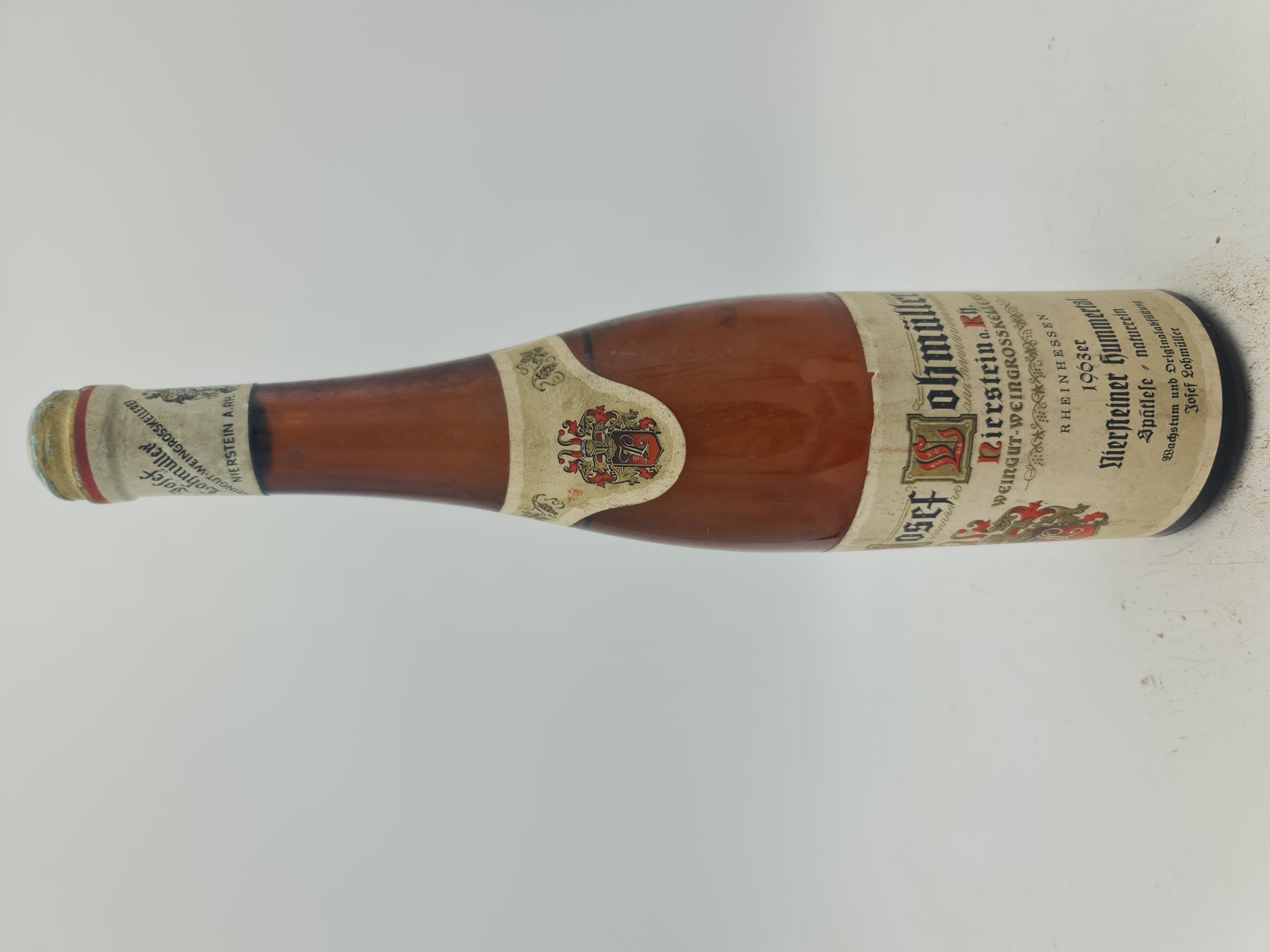 Josef Lohmüller - Niersteiner Hummertal Spätlese naturrein 1963