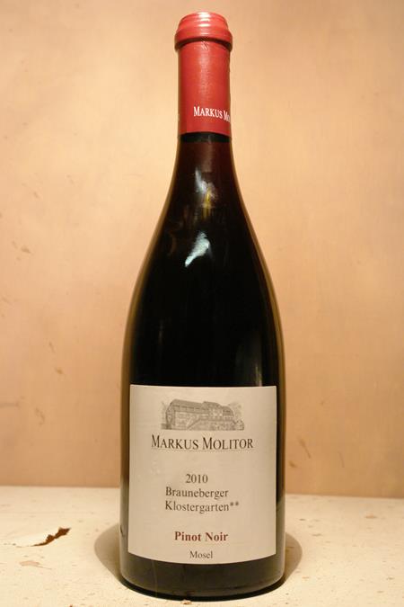 Markus Molitor - Brauneberger Klostergarten ** (2 Stars) Pinot Noir trocken 2010