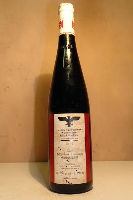 Staatliche Weinbaudomäne Niederhausen Schlossböckelheim - Niederhäuser Hermannsberg Riesling Eiswein 1995