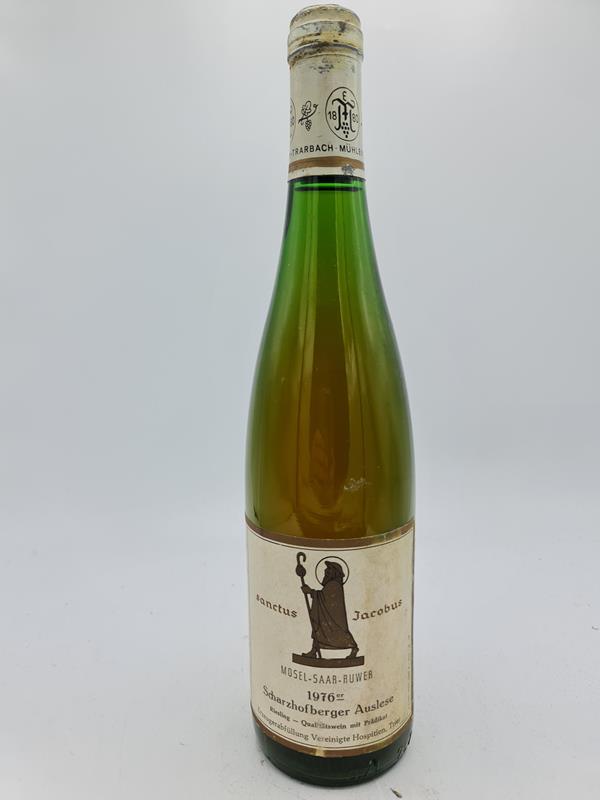 Vereinigte Hospitien 'Sanctus Jacobus' Trier - Scharzhofberger Riesling Auslese 1976