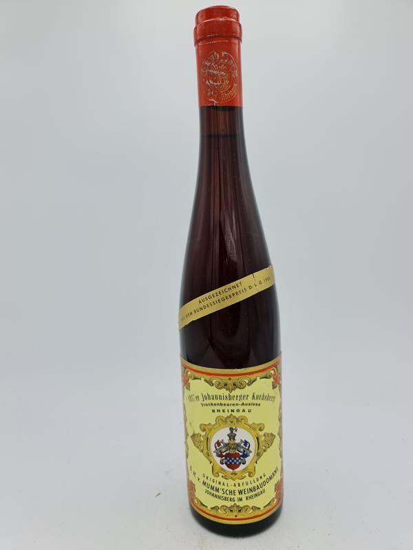 Mumm´sche Weinbaudomane - Johannisberger Kochsberg Riesling Trockenbeerenauslese 1937