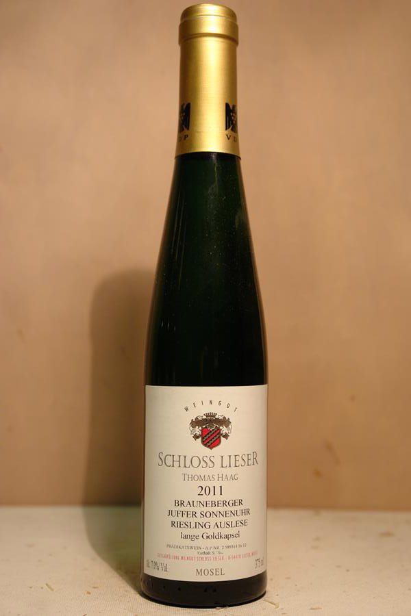 Schloss Lieser - Brauneberger Juffer-Sonnenuhr Riesling Auslese Lange Goldkapsel 2011 375ml