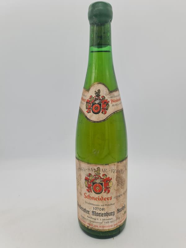 Weingut Heinrich Jos. Schneider - Pündericher Marienburg Riesling Auslese 1976