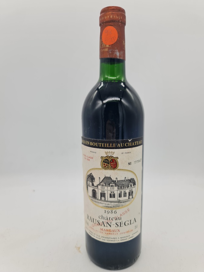 Château Rauzan-Segla 'Grand Cru Classe' Margaux 1986