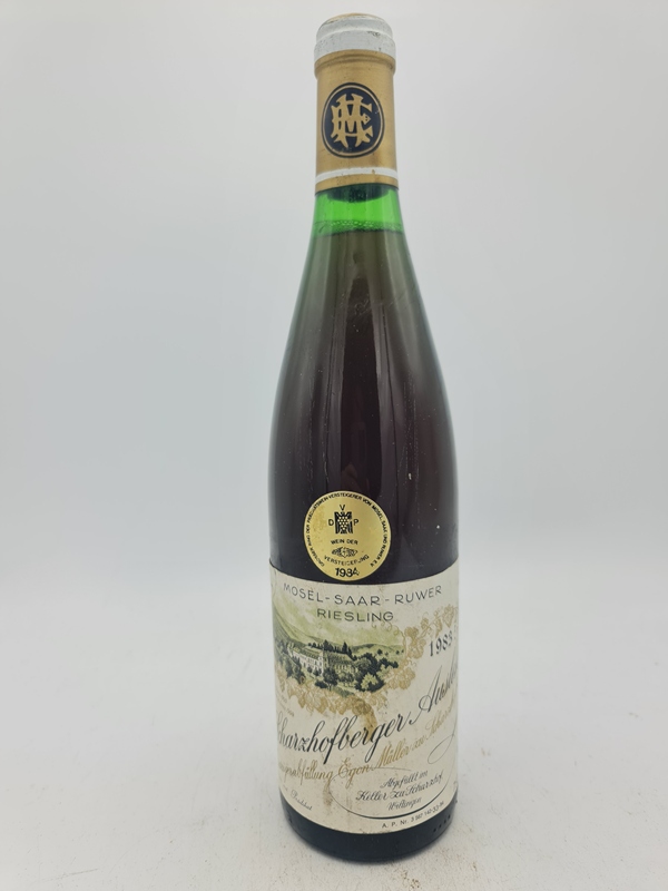 Egon Müller zu Scharzhof - Scharzhofberger Riesling Auslese Goldkapsel Versteigerungswein 1983