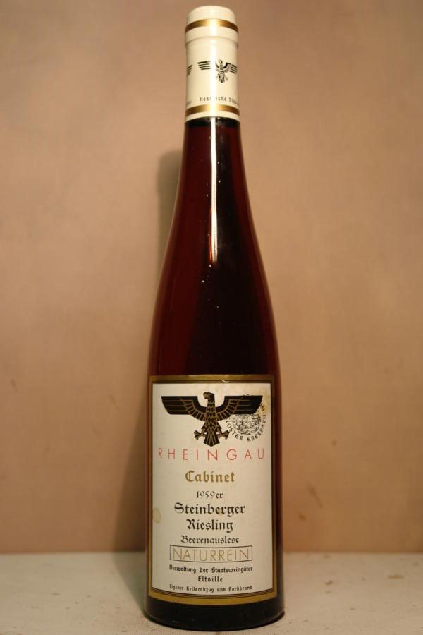 Hessische Staatsweingüter Kloster Eberbach - Steinberger Riesling Beerenauslese Versteigerungswein 1959