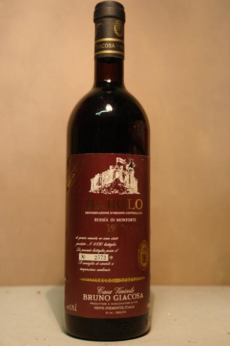 Bruno Giacosa - Bussia di Monforte Riserva Speciale Barolo DOCG 1979
