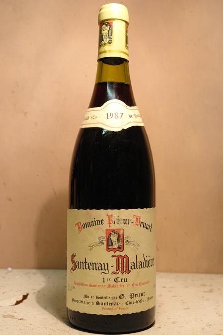 G. Prieur - Santenay 1er Cru 'Maladière' 1987
