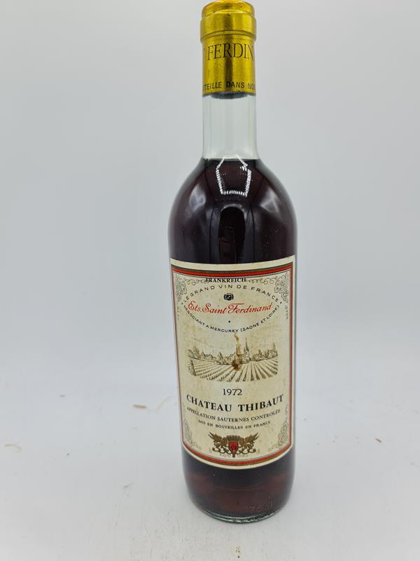 Château Thibaut Sauternes 1972