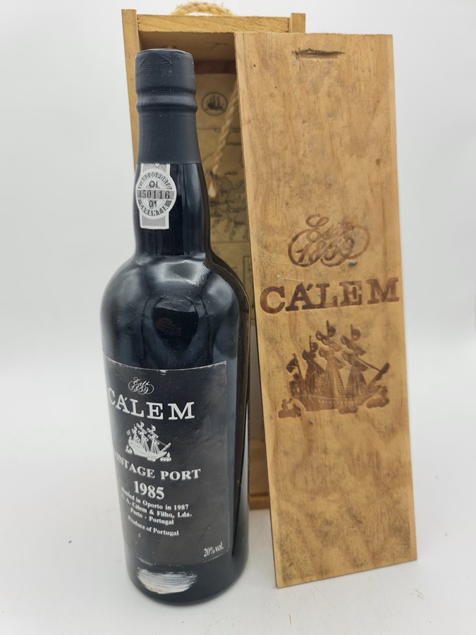 Calem Vintage Port 1985 bottled 1987 in Single OWC