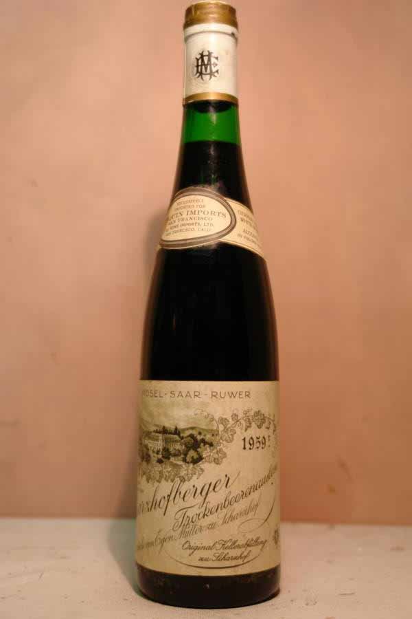 Egon Müller zu Scharzhof - Scharzhofberger Riesling Trockenbeerenauslese 1959