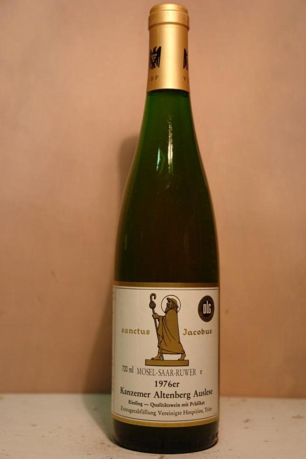 Vereinigte Hospitien 'Sanctus Jacobus' Trier - Kanzemer Altenberg Riesling Auslese Goldkapsel 1976