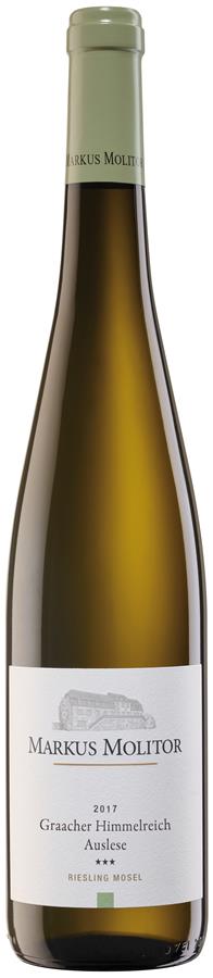 Markus Molitor - Graacher Himmelreich Riesling Auslese *** (3 STAR) Grüne Kapsel feinherb 2017