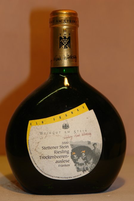 Weingut am Stein 'Ludwig Knoll' - Stettener Stein Riesling Trockenbeerenauslese 2000 375ml