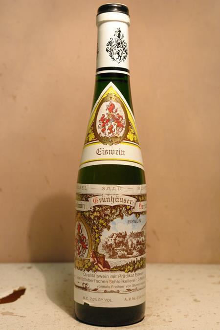 C. von Schubertsche Schlosskellerei Maximin Grünhäuser Herrenberg Eiswein 1995 375ml
