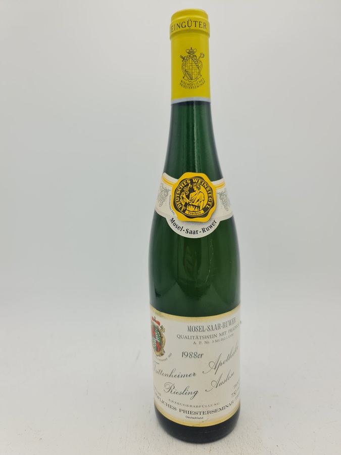 Bischöfliches Priesterseminar - Trittenheimer Apotheke Riesling Auslese 1988