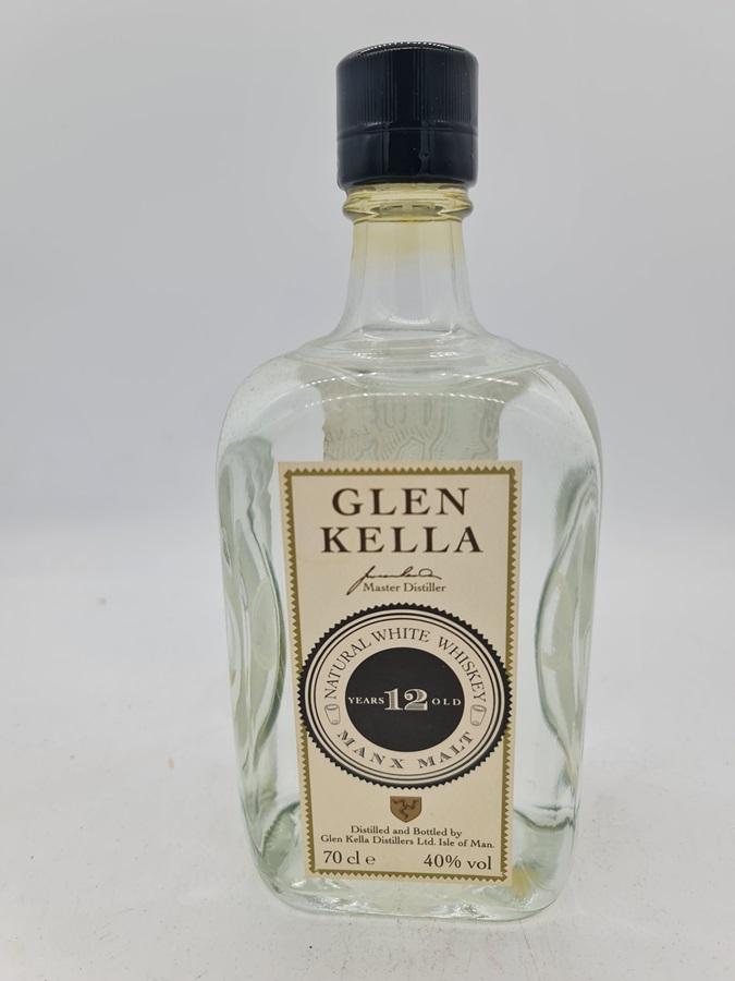 Glen Kella 12 Years Old Natural White Whisky Manx Malt 40,0% alc by vol 700ml