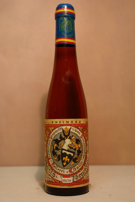 Freiherr Langwerth von Simmern - Erbacher Marcobrunn Riesling Edelbeerenauslese Cabinet 1967 375ml