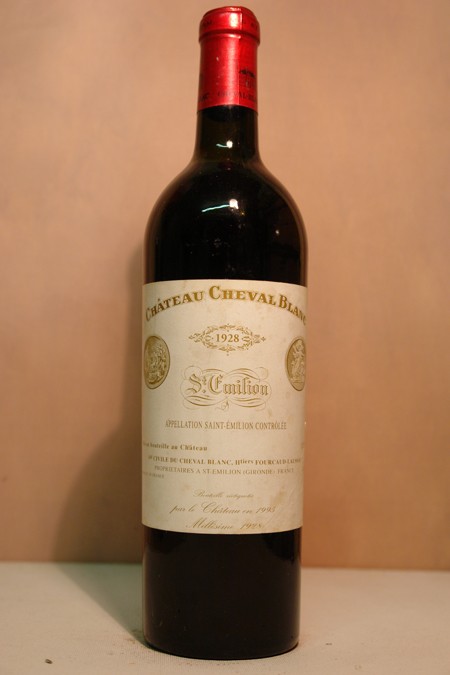 Château Cheval Blanc 1928 'rébouchage per le Château en 1995'