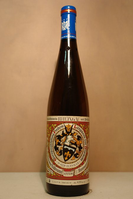 Freiherr Langwerth von Simmern - Hattenheimer Nussbrunnen Riesling Beerenauslese 1992