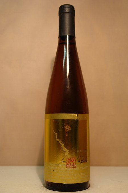 Schloss Reinhartshausen - Hattenheimer Heiligenberg Traminer Spätlese 'Artist Collection' 1979
