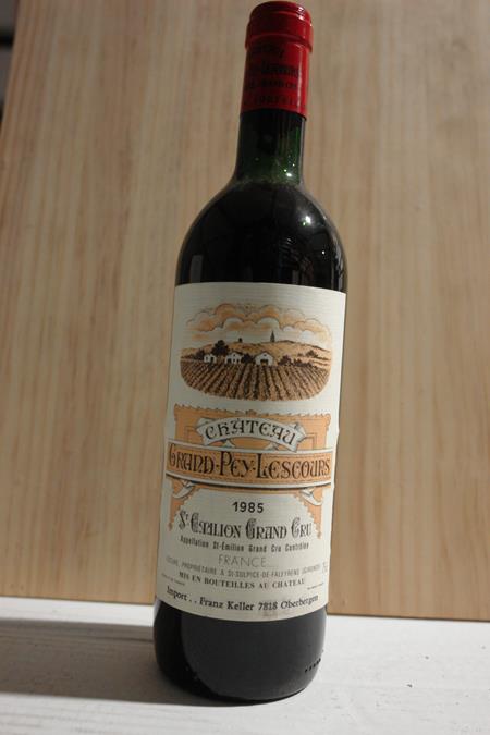 Château Grand Pey Lescours Saint-Emilion Grand Cru 1985