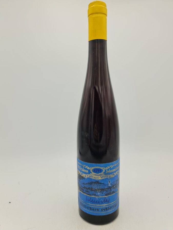 Schloss Johannisberg - Riesling 1846 blaues Etikett Ex Bibliotheca subterranea