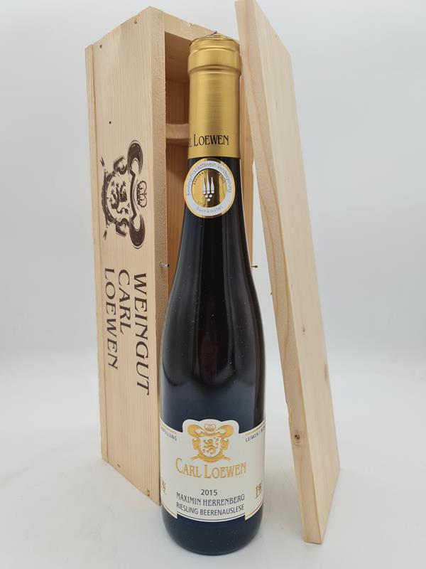 Carl Loewen - Maximin Herrenberg Riesling Beerenauslese Versteigerungswein 2015 375ml 100 Points Stuart Pigott