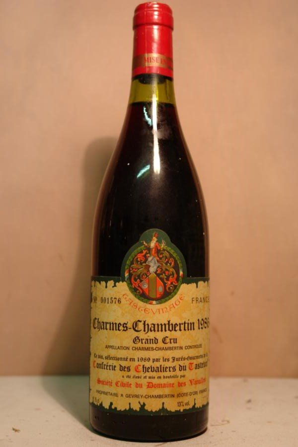 Domaine des Varoilles 'Confrérie des Chevaliers du Tastevin' - Charmes-Chambertin 'Grand Cru' 1986