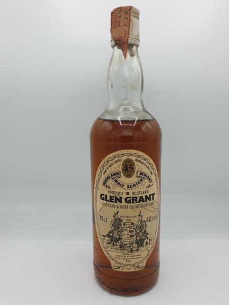 Glen Grant 45 Years Old Single Highland Malt Whisky 40% vol. 750ml 'presumably distilled in the 1930´s'