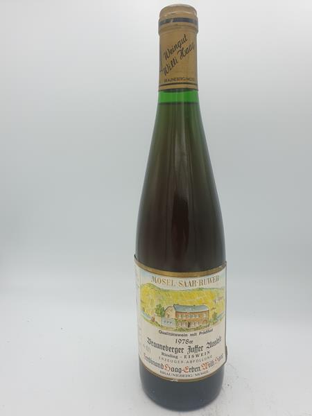 Willi Haag - Brauneberger Juffer Riesling Eiswein-Auslese 1978