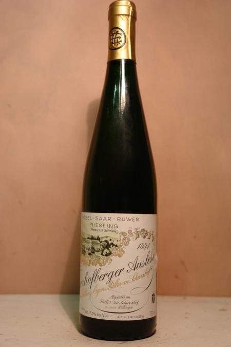 Egon Müller zu Scharzhof - Scharzhofberger Riesling Auslese Goldkapsel 1994