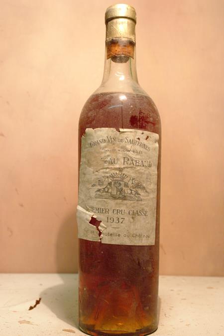 Château Rabaud 1er Cru Classé Sauternes 1937