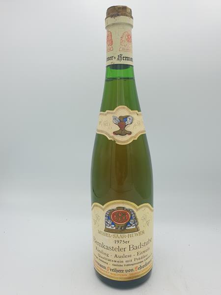 Hermann Freiherr von Schorlemer - Bernkasteler Badstube Riesling Auslese Eiswein 1975