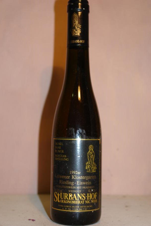 St. Urbans-Hof - Leiwener Klostergarten Riesling Eiswein 1992 375ml