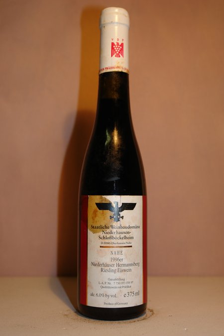 Staatliche Weinbaudomäne Niederhausen Schlossböckelheim - Niederhäuser Hermannsberg Riesling Eiswein 1996 375ml