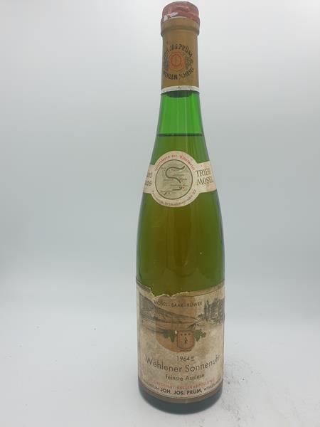J. J. Prüm - Wehlener Sonnenuhr Riesling feinste Auslese Goldkapsel 1964