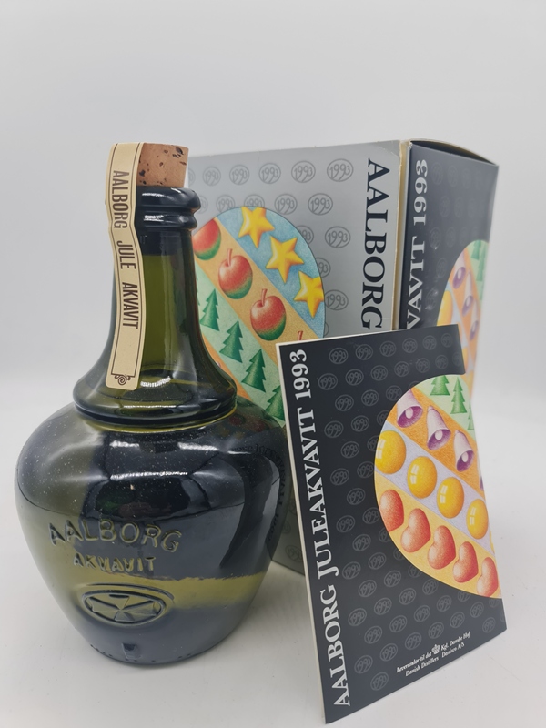 Aalborg Jule Akvavit Jahrgang 1993 0,7l  47% by vol. alc. Sonderabfüllung incl. Geschenkpackung
